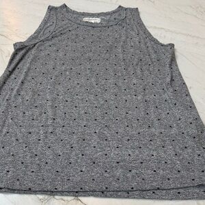 Current/Elliott Grey with Stars Muscle Tee
